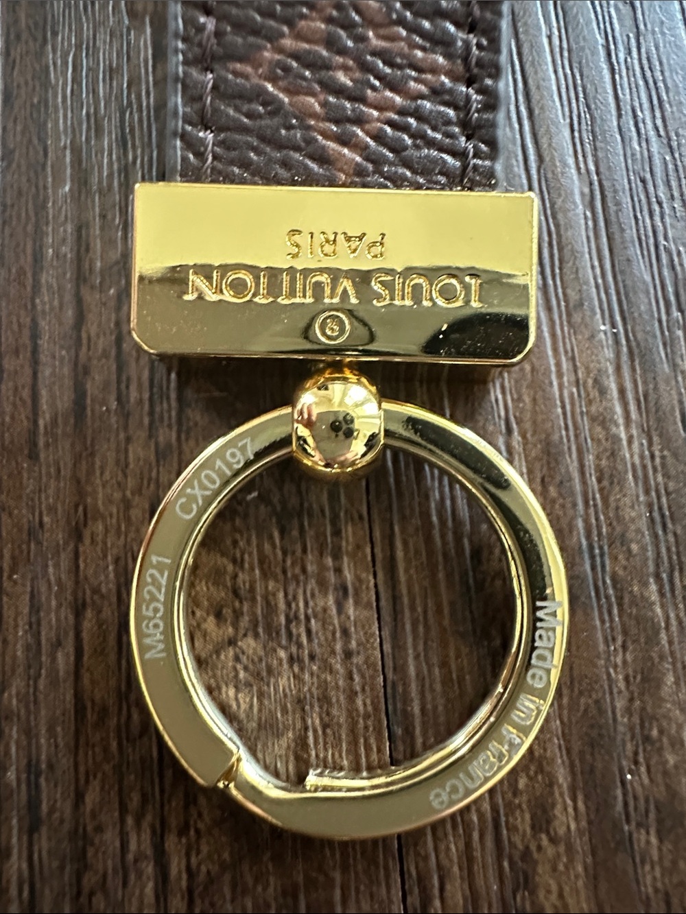 Monogram Key Ring - Picture 3 of 5
